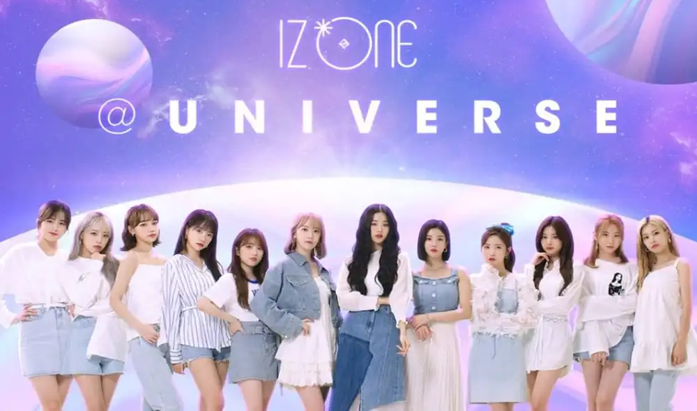 IZ*ONE en el Universe. Foto: NCsoft IZ*ONE en el Universe. Foto: NCsoft