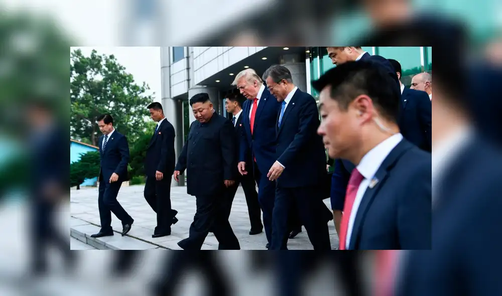 Panmunjom, Corea del Sur. Foto: AFP Panmunjom, Corea del Sur. Foto: AFP