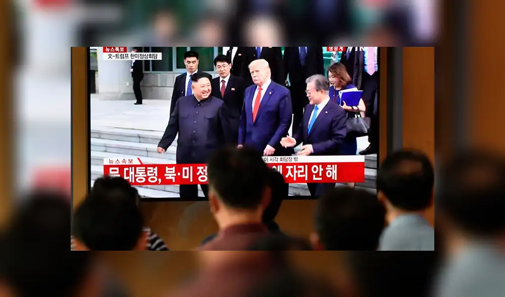 Panmunjom, Corea del Sur. Foto: AFP Panmunjom, Corea del Sur. Foto: AFP