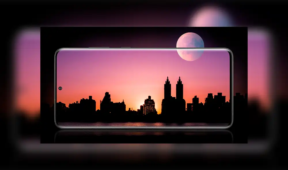 El Galaxy S20 tiene una pantalla Infinity-O Dynamic AMOLED de 6,2 pulgadas.