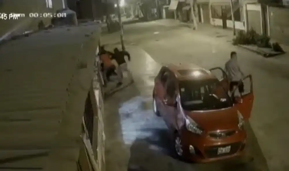 Hampón no pudo ser capturado ya que realizó disparos al aire. Foto: captura de ATV Noticias