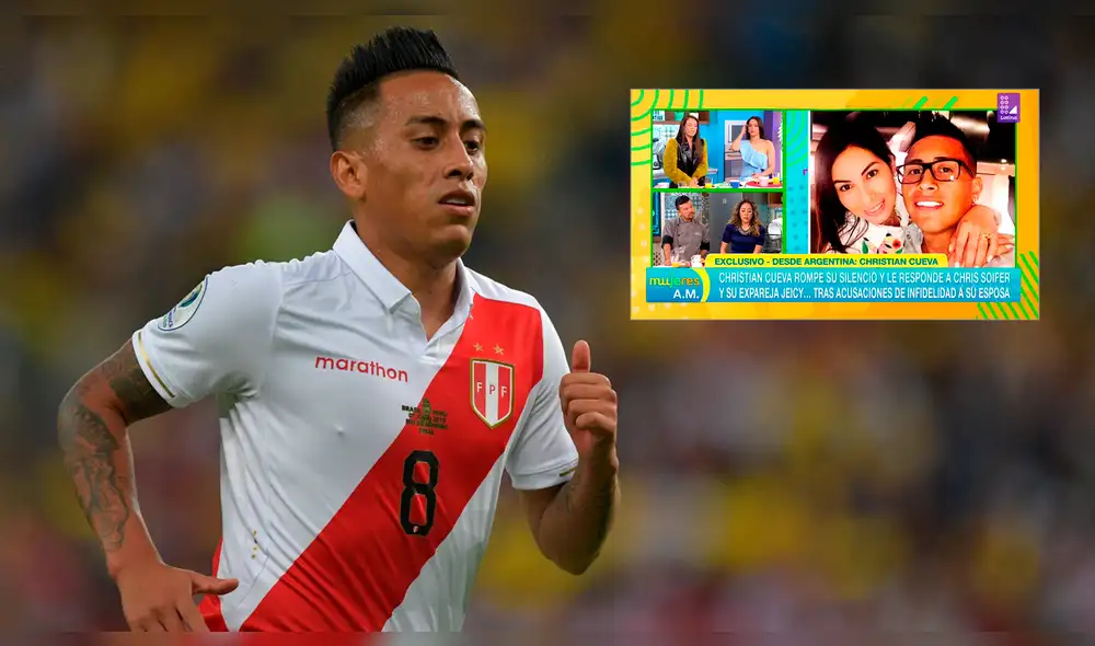 Selección peruana: Christian Cueva es criticado por atender a la prensa de espectáculos estando concentrado.