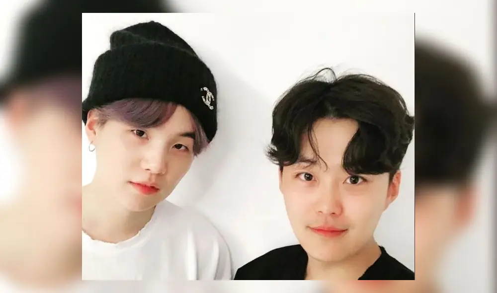 BTS: rapero Suga junto a su hermano mayor.