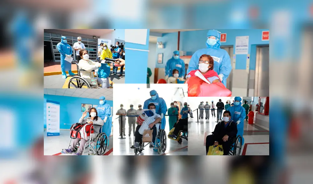 Pacientes fueron dados de alta en el Hospital II San Isidro Labrador de Santa Anita. Foto: EsSalud Pacientes fueron dados de alta en el Hospital II San Isidro Labrador de Santa Anita. Foto: EsSalud