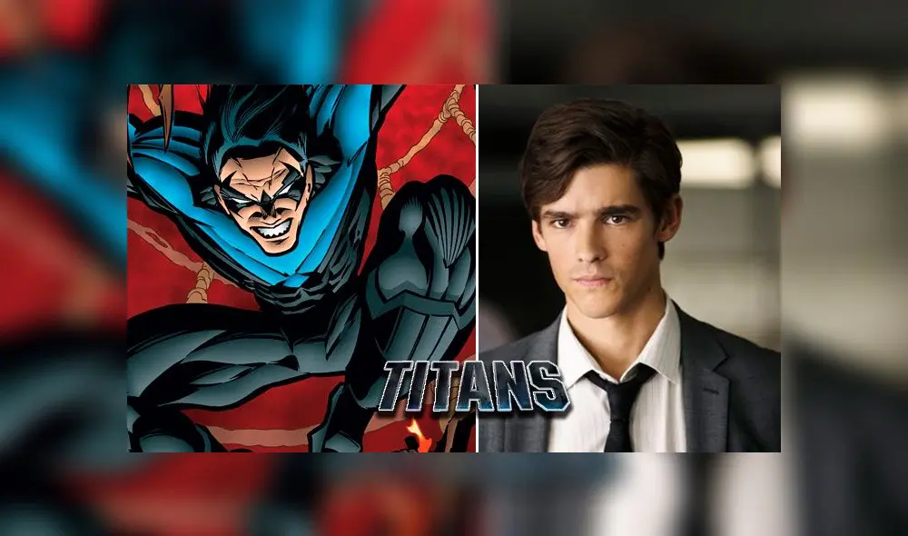Nightwing de Titans. Créditos: Composición