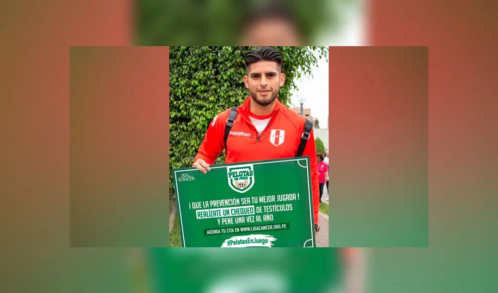 Selección peruana promueve campaña de prevención contra el cáncer de testículos y pene