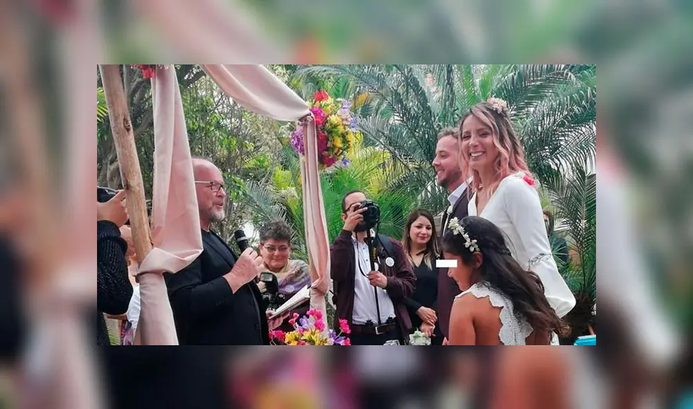 Fiorella Flores se casó con publicista y tuvo particular ceremonia [FOTOS y VIDEO]