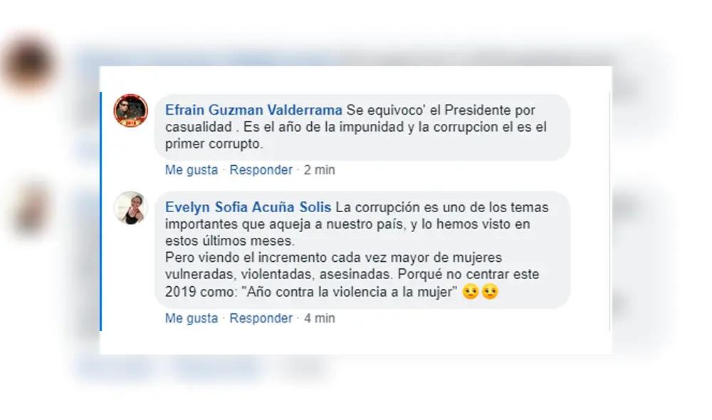 Vía Facebook: así reaccionaron los peruanos sobre el 'Año de la lucha contra la corrupción y la impunidad'