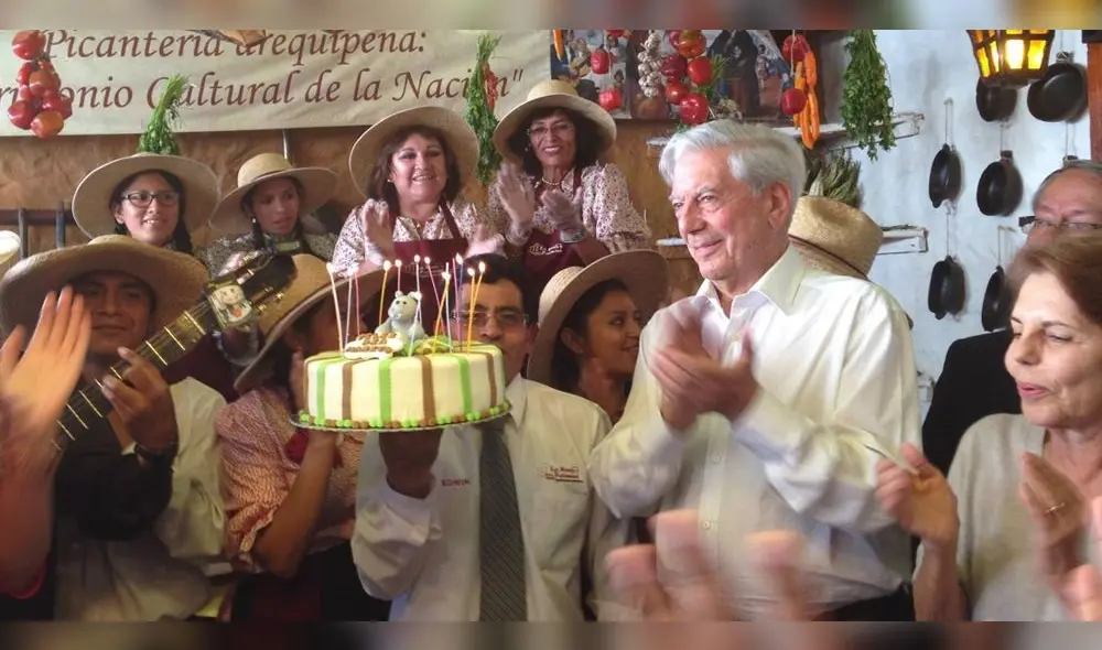 En algunas oportunidades, Vargas Llosa celebró su cumpleaños en Arequipa.