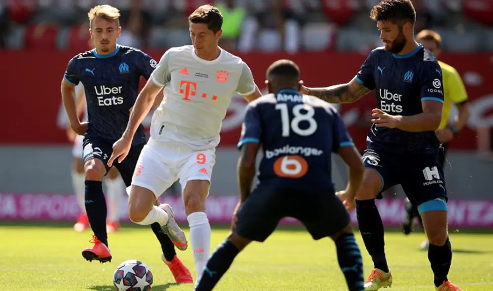 Bayern Múnich vs. Marsella en amistoso internacional. | Foto: EFE