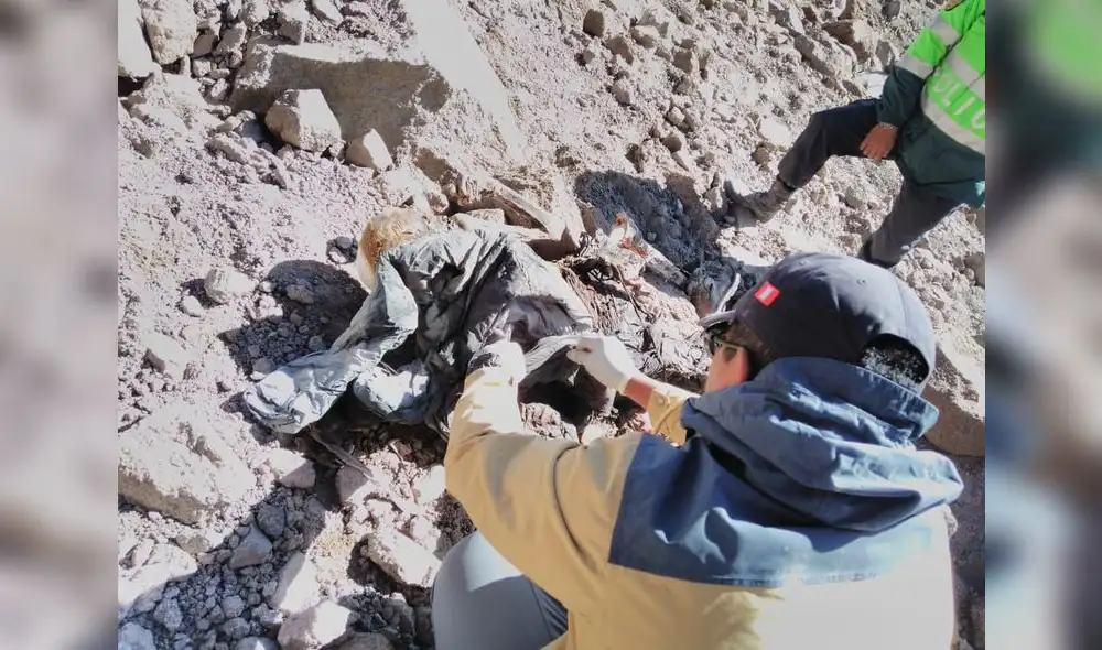 Escuadrón de rescate halla cadáver de montañista en nevado Coropuna [VIDEO]