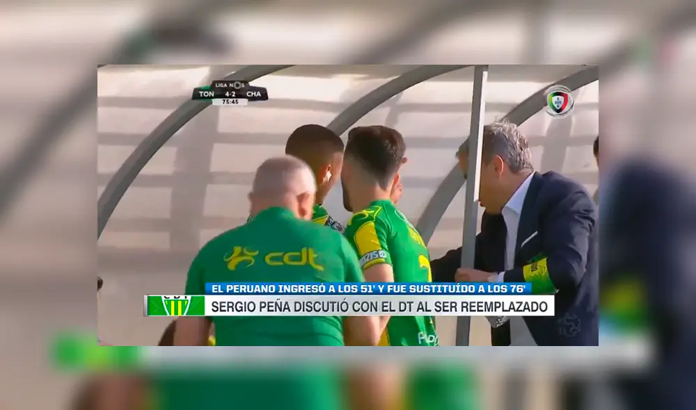 Sergio Peña casi se va a los golpes con su DT tras ser cambiado en menos de 30 minutos [VIDEO]