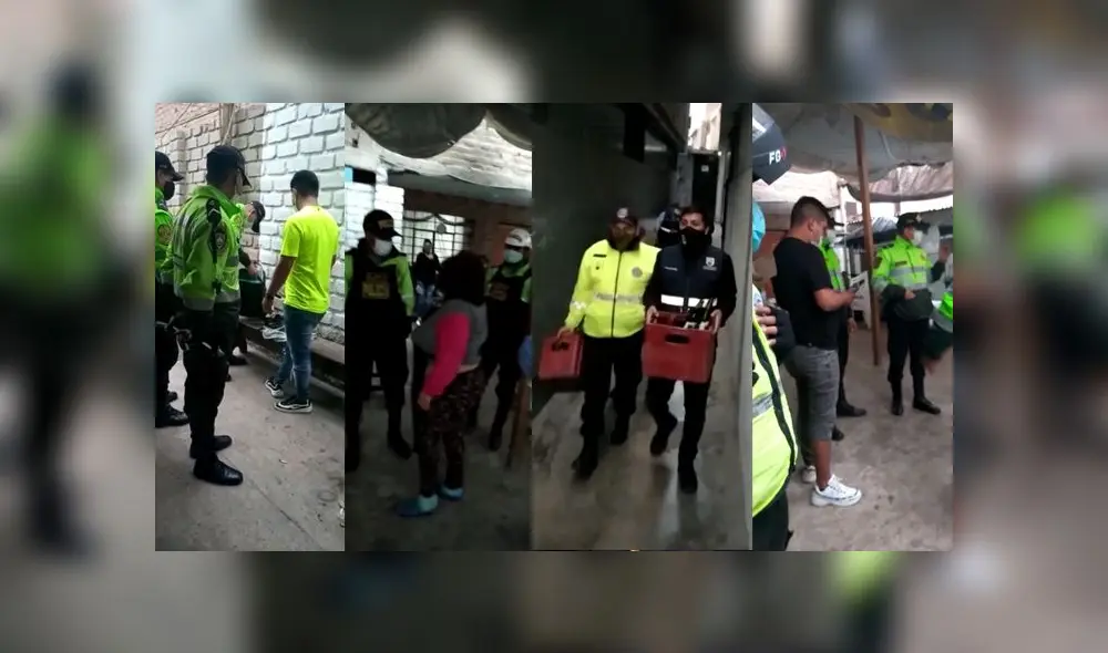 Los fiscalizadores de la comuna incautaron un total de 26 botellas de cerveza. (Foto: Capturas de video / Municipalidad de Surco) Los fiscalizadores de la comuna incautaron un total de 26 botellas de cerveza. (Foto: Capturas de video / Municipalidad de Surco)