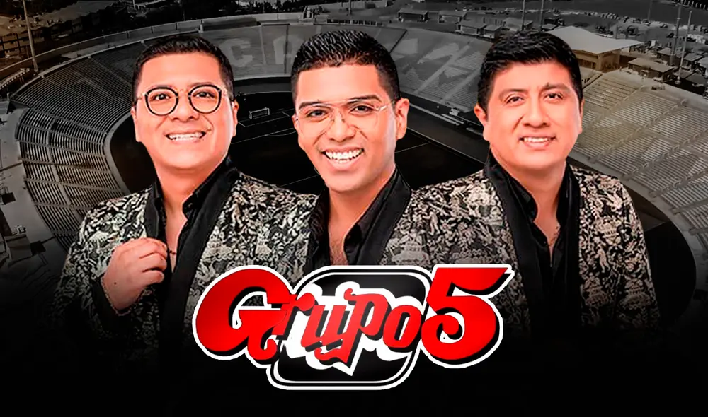 Grupo 5 es la banda de cumbia más popular en todo Perú y Teleticket ya habilitó entradas para concierto del 1 de abril en San Marcos. Foto: composición/Jazmín Ceras-LR Grupo 5 es la banda de cumbia más popular en todo Perú y Teleticket ya habilitó entradas para concierto del 1 de abril en San Marcos. Foto: composición/Jazmín Ceras-LR