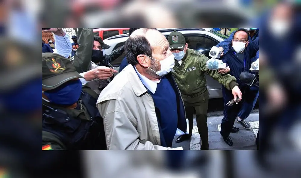 El exminsitro de Salud Marcelo Navajas, es llevado a su audiencia cautelar por supuesta participación en la contratación para la compra de respiradores en España