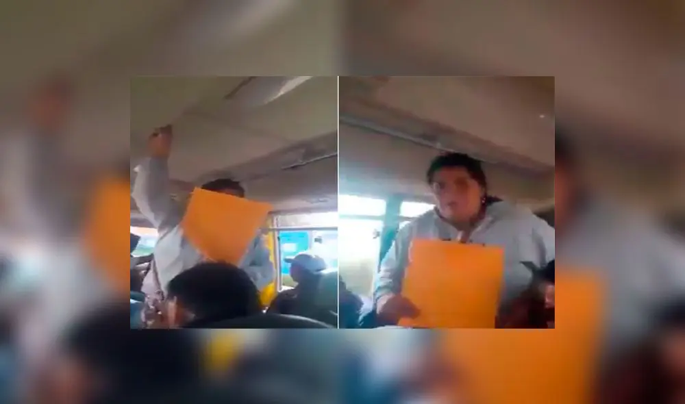 Facebook: Indigente sube a bus a pedir limosna y termina agrediendo a pasajera