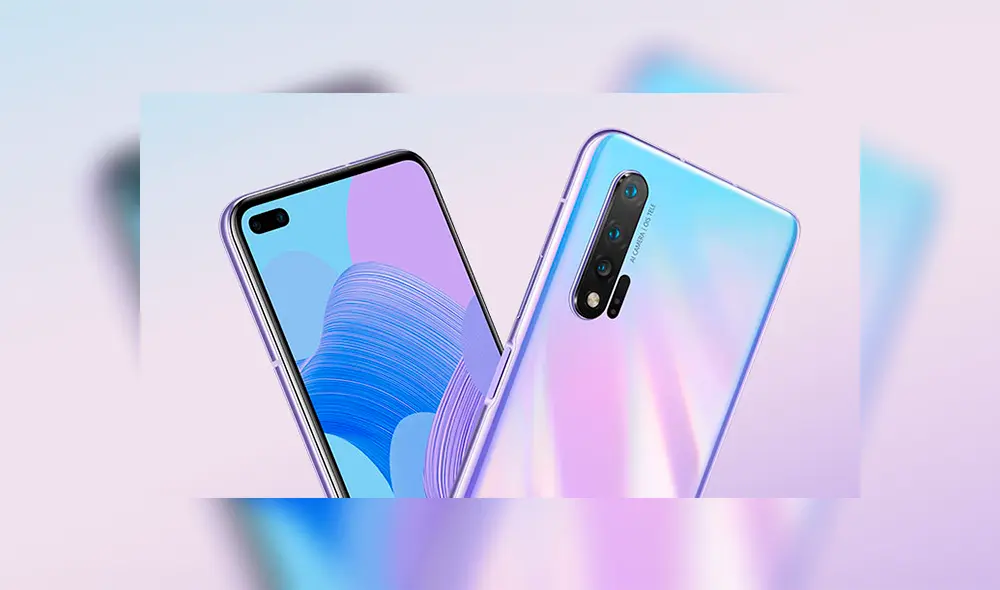 Huawei Nova 6 5G con la mejor cámara selfie del mercado.