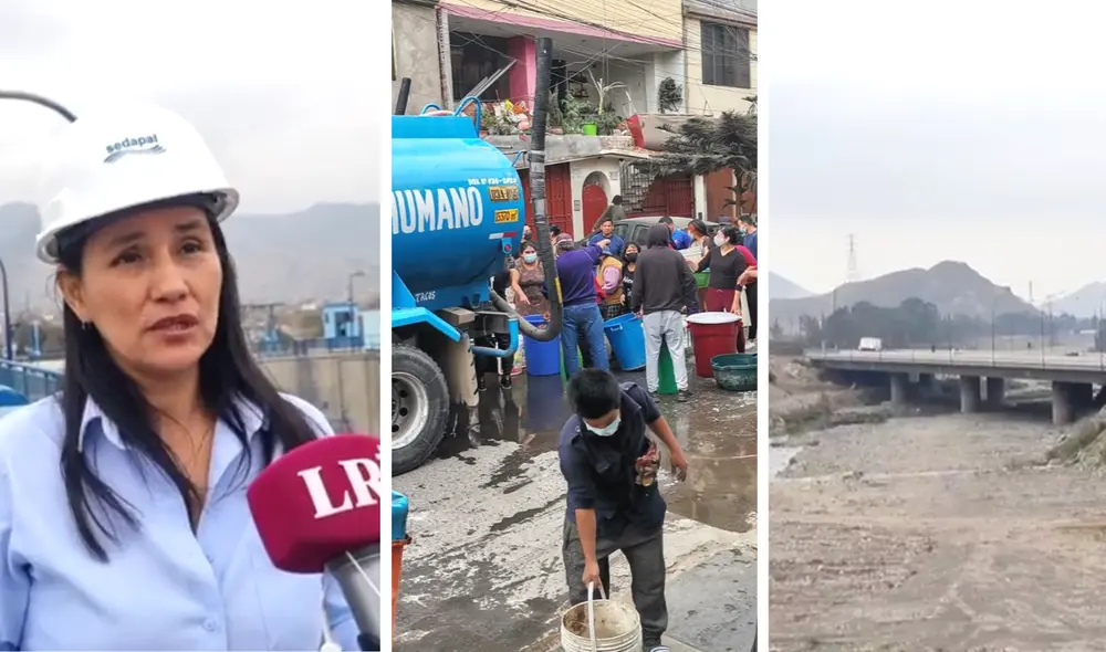 Sedapal advierte escasez de agua en Lima: conoce los motivos y cómo afecta falta de lluvias en la sierra peruana | Atarjea. Foto: composición LR/capturas de Omar Coca/URPI-GLR/Facebook/Jordan Huerta/LR