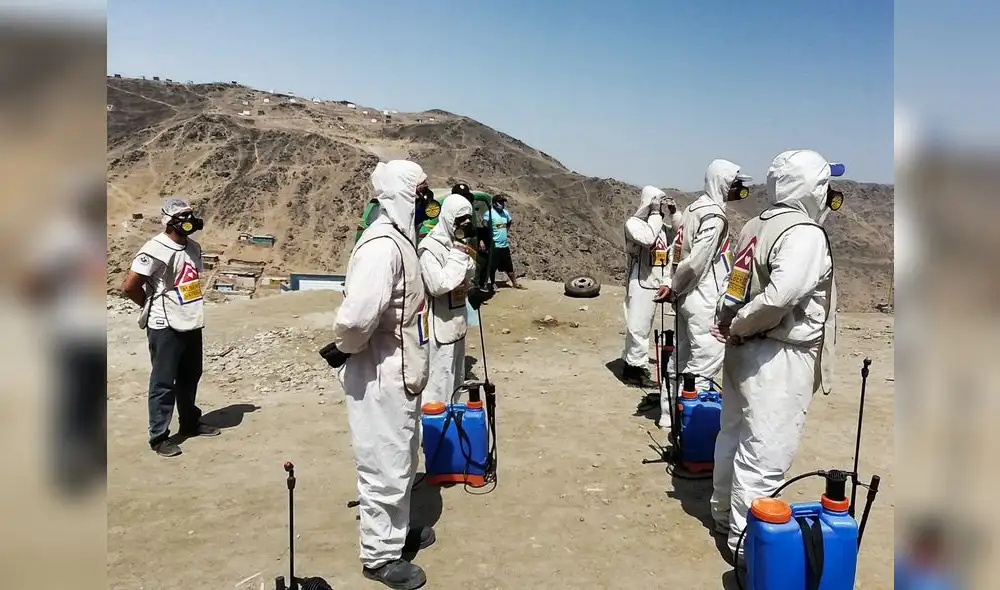 Comando COVID-19 es un grupo de extranjeros solidarios que trabajan en plena pandemia. Foto: Luis Paucar. Comando COVID-19 es un grupo de extranjeros solidarios que trabajan en plena pandemia. Foto: Luis Paucar.