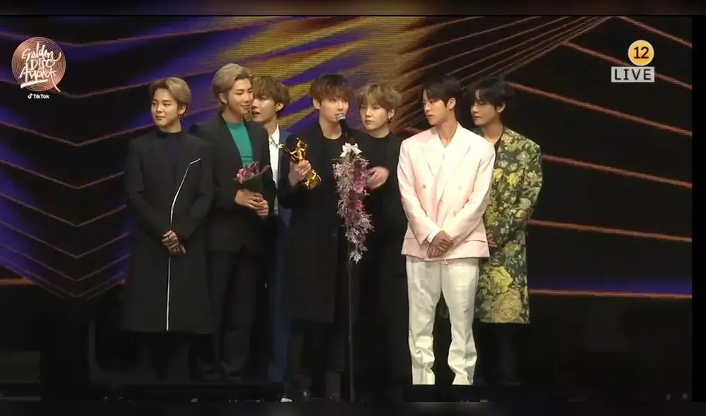 BTS and SEVENTEEN on GDA 2020