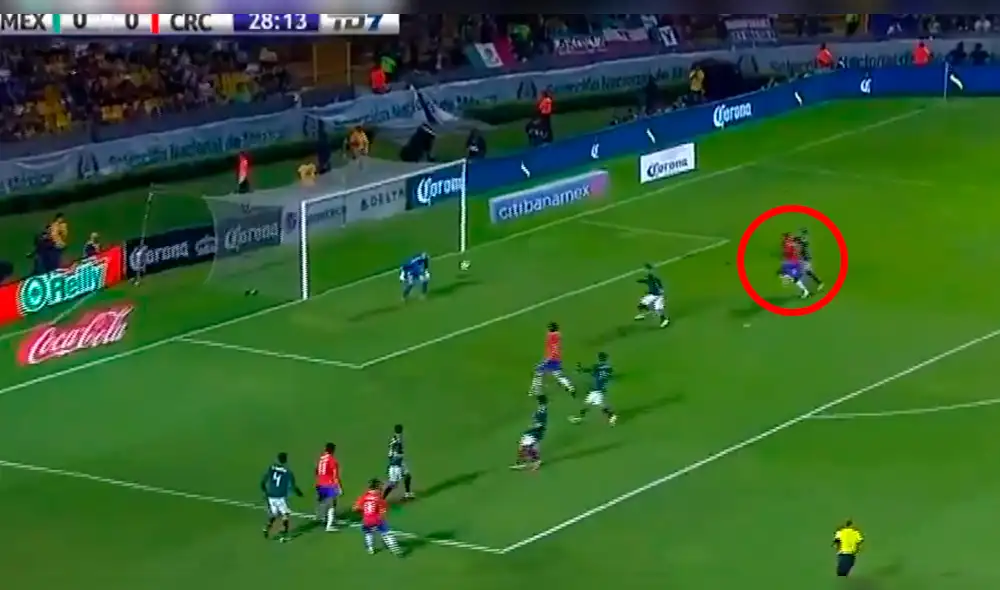 México vs Costa Rica EN VIVO: Joel Campbell y un potente testazo que puso el 1-0 [VIDEO]