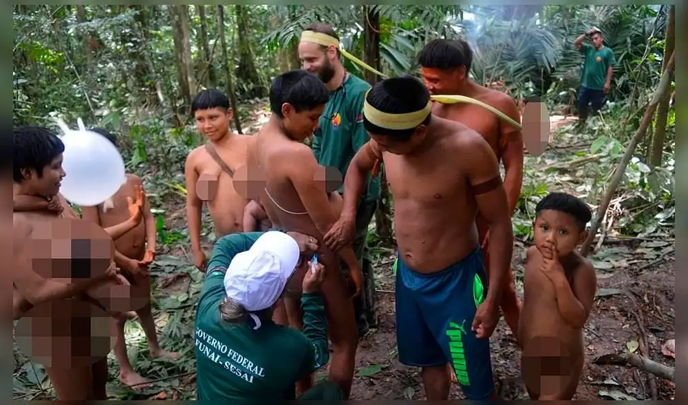Fundación logra contacto con tribu aislada Korubo, conocida como 'aplastacabezas' [VIDEO]