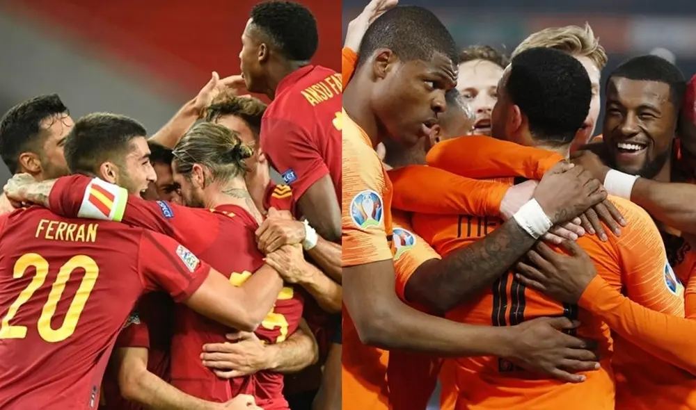 España y Holanda juegan en amistoso previo a la Liga de Naciones. Foto: Composición EFE