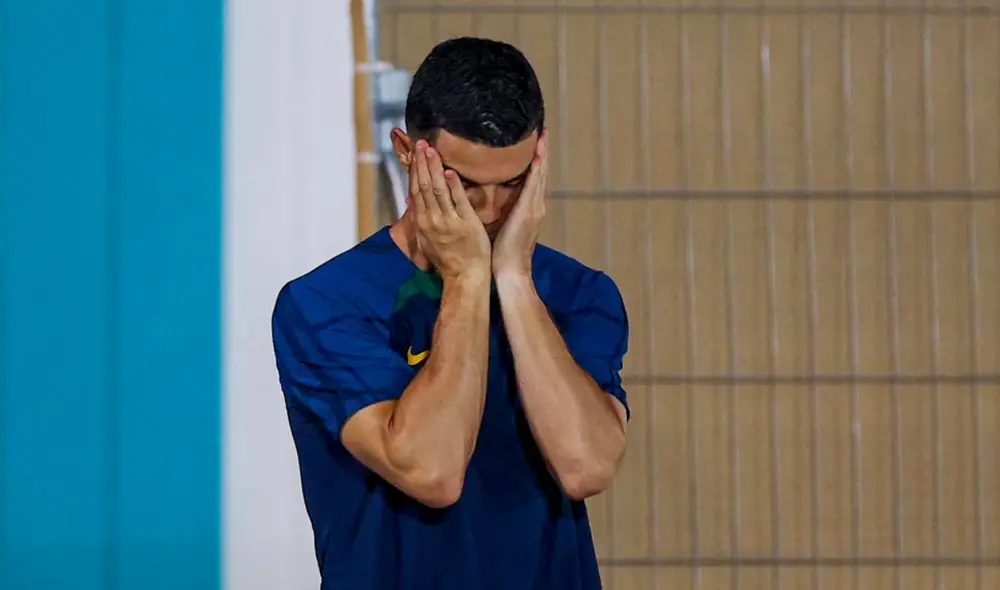 Cristiano Ronaldo jugará como suplente por primera vez desde que inicio el Mundial Qatar 2022. Foto: EFE