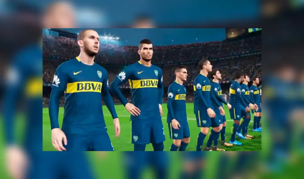El superclásico argentino exclusivo de PES 2020. Boca Juniors y River Plate aparecerán solo en el videojuego de Konami.