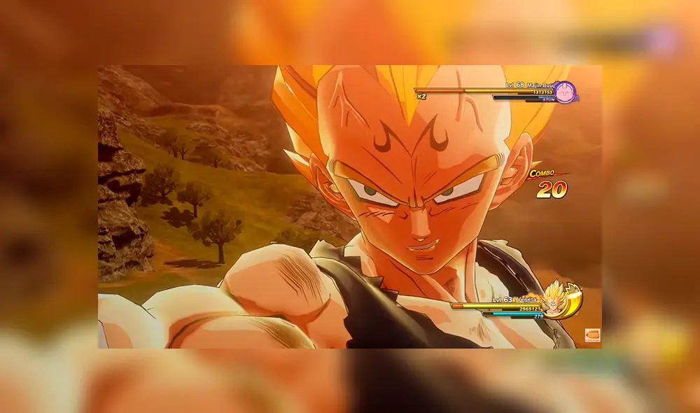 Gameplay de Dragon Ball Z Kakarot nos muestra la épica pelea entre Majin Vegeta y Majin Boo.