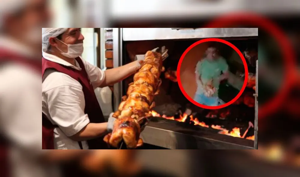 Ladrón roba pollo rostizado en Guatemala Ladrón roba pollo rostizado en Guatemala