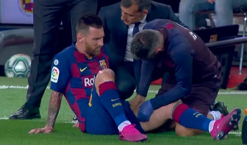 Lionel Messi no salió a jugar el segundo tiempo frente al Villarreal por lesión en partido correspondiente a la fecha 6 de la Liga Santander.