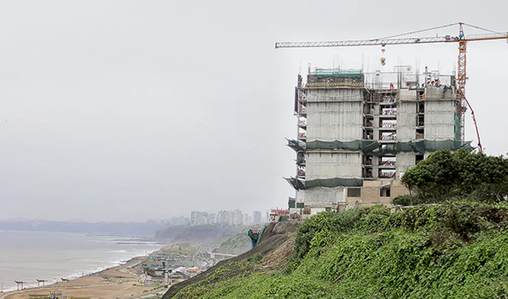 Peligro. Los edificios representan un excesivo peso.