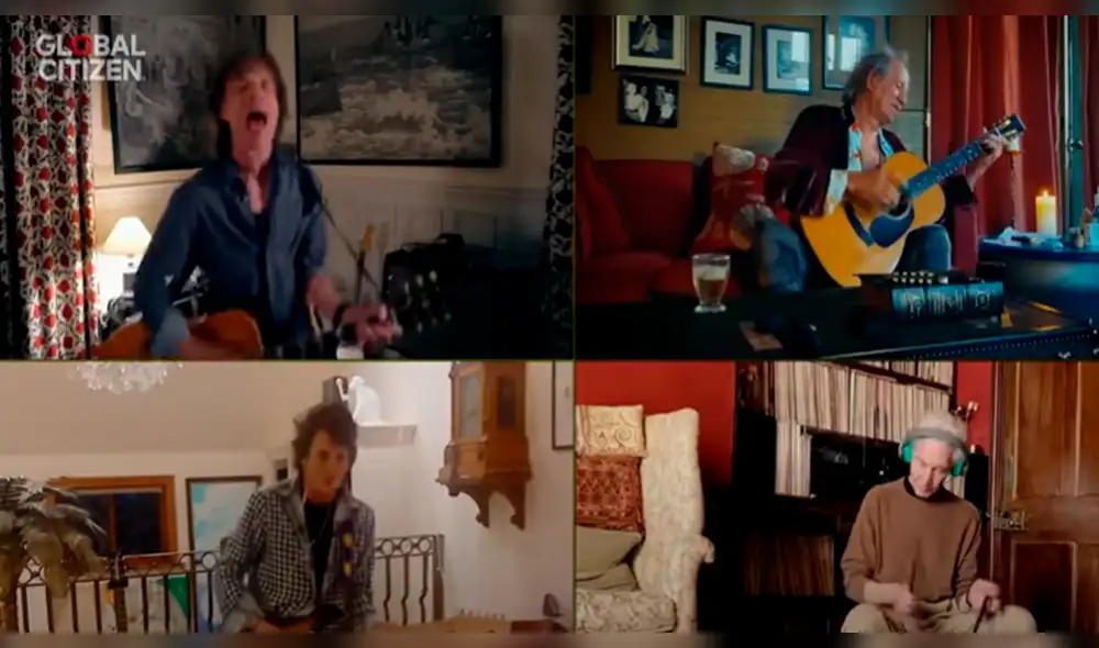 Rolling Stones sorprenden en One World Together At Home con batería “invisible”