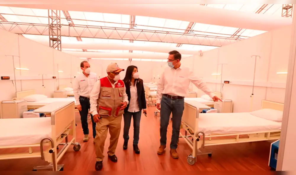 Hospital Temporal de la Victoria en Chiclayo.