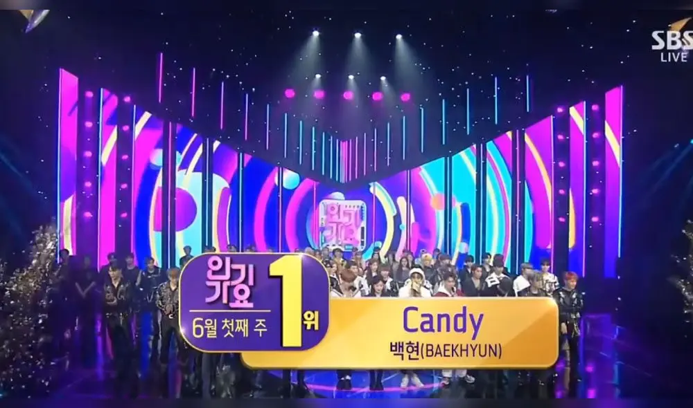 Baekhyun en Inkigayo