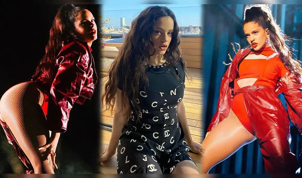 Fans impactados con video íntimo de Rosalía en bañera. Foto: Composición