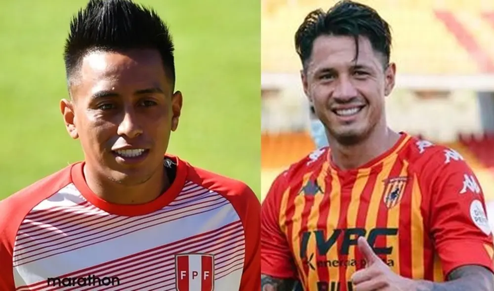 Christian Cueva y Gianluca Lapadula serían parte de la ofensiva de Perú ante Chile. Foto: FPF - Benevento