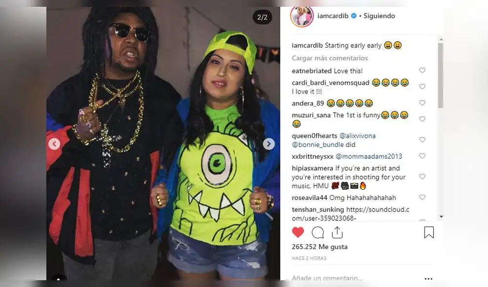 Cardi B se burla de sí misma con jocosos memes que publicó en Instagram