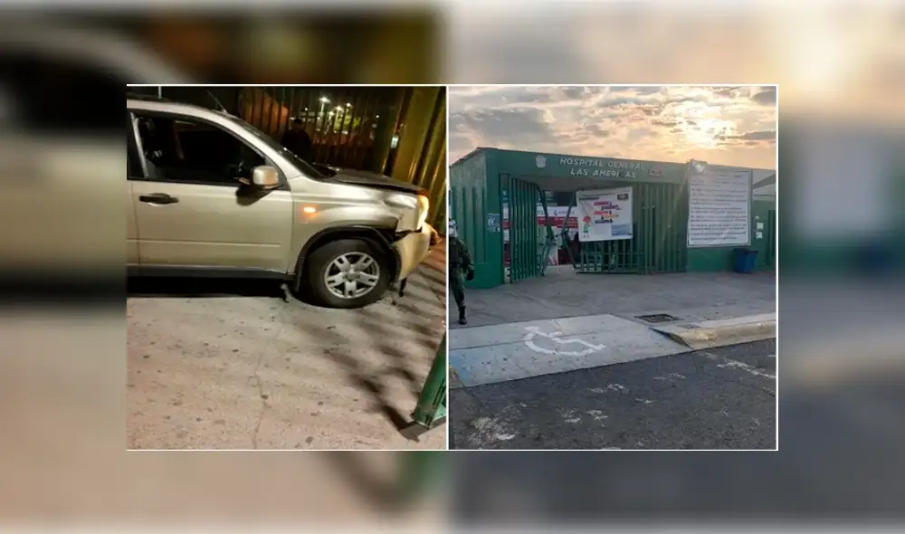 Elementos de la Guardia Nacional resguardan la puerta que quedó destruida. Elementos de la Guardia Nacional resguardan la puerta que quedó destruida.