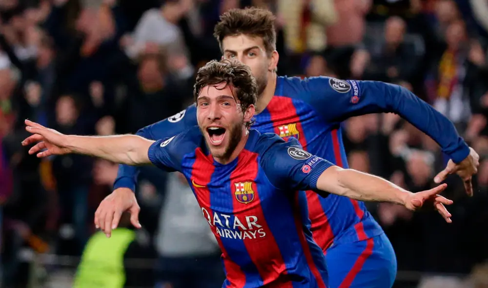 Sergi Roberto anota el segundo del Barcelona en duelo ante Getafe.