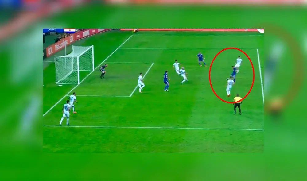 Argentina vs. Paraguay: Richard Sánchez marcó el 1-0 en partido por Copa América 2019. | Foto: América TV