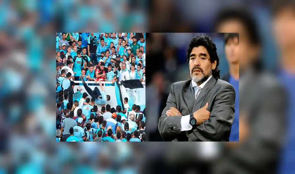 Maradona pide justicia por el hincha de Belgrano que falleció en el clásico de Córdoba Maradona pide justicia por el hincha de Belgrano que falleció en el clásico de Córdoba