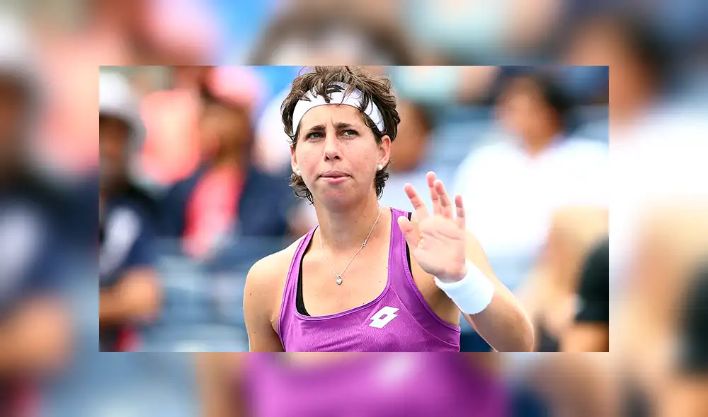 La española Carla Suárez Navarro fue multada por la falta de esfuerzo en su primer partido del US Open.