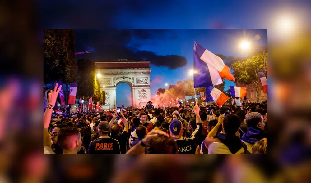 Francia en la final del Mundial: miles de personas celebraron el triunfo en París [VIDEO]