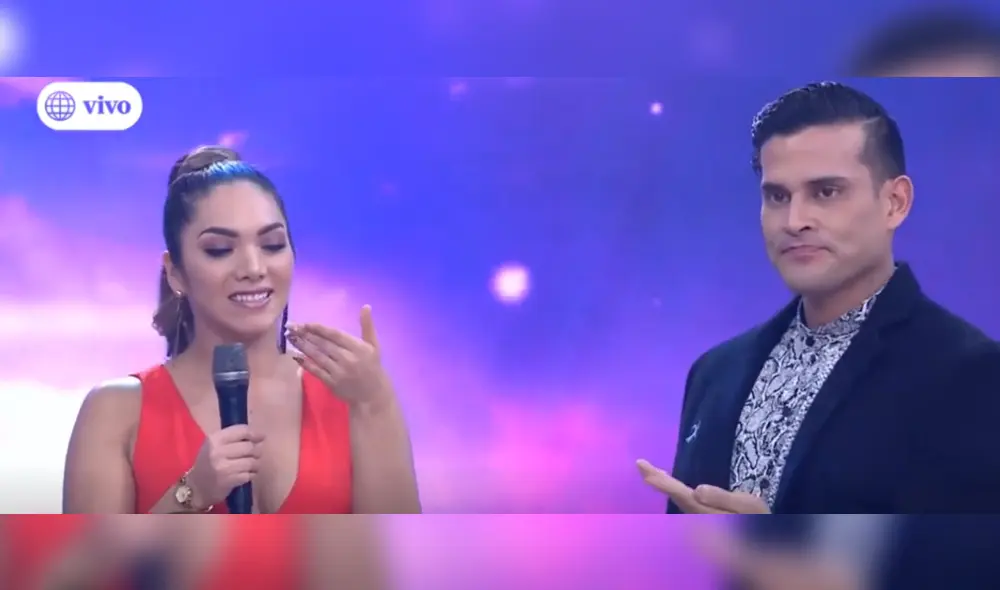 Isabel Acevedo hace llorar a Christian Domínguez con revelación de embarazo Isabel Acevedo hace llorar a Christian Domínguez con revelación de embarazo