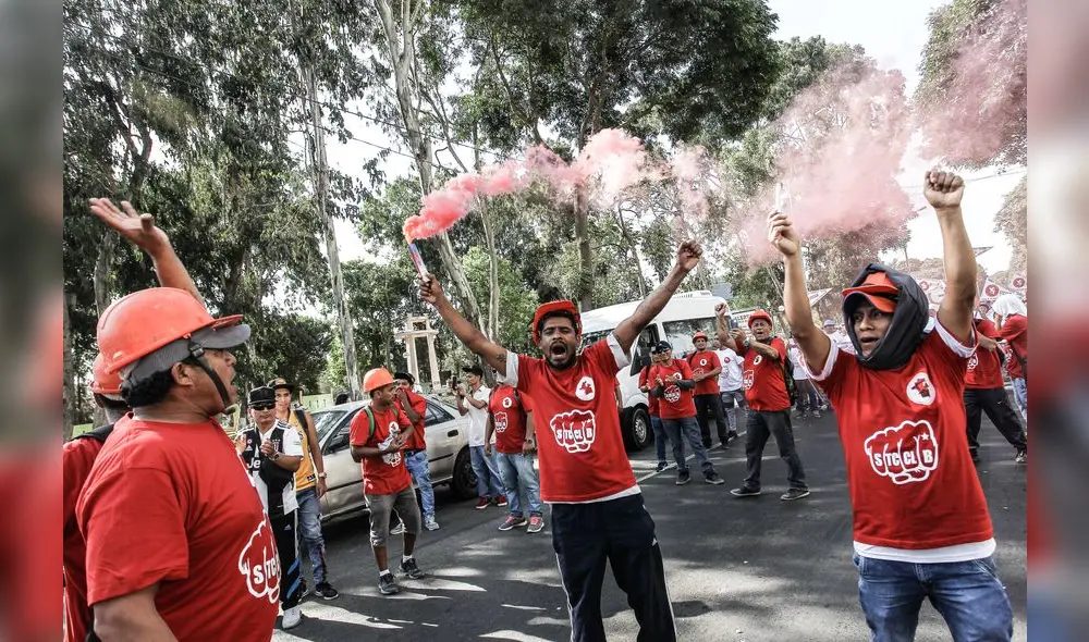  CGTP marcharon contra la reforma laboral [FOTOS]