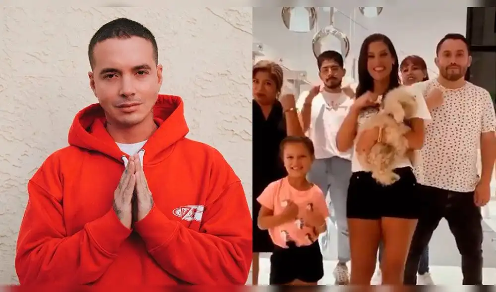 J Balvin y María Pía Copello