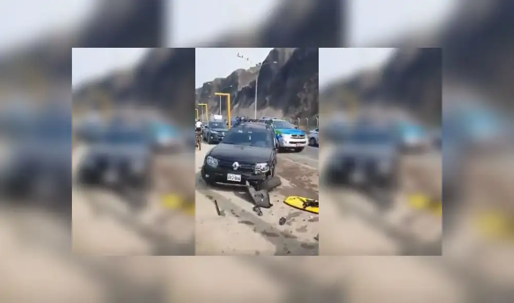 Choque en Costa Verde