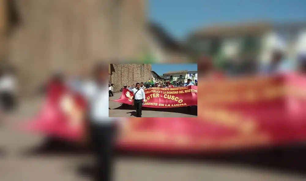 Docentes del Cusco exigen al gobierno cronograma de aumento salarial 